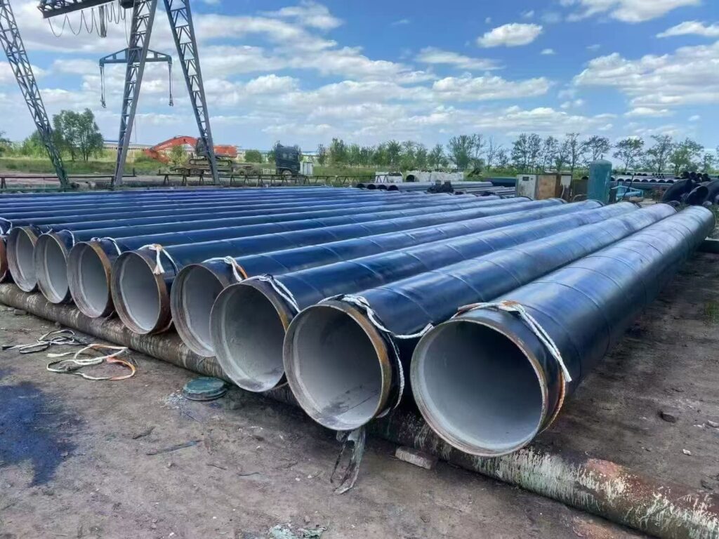 Rubberized Asphalt Coated Spiral Weld Pipe
