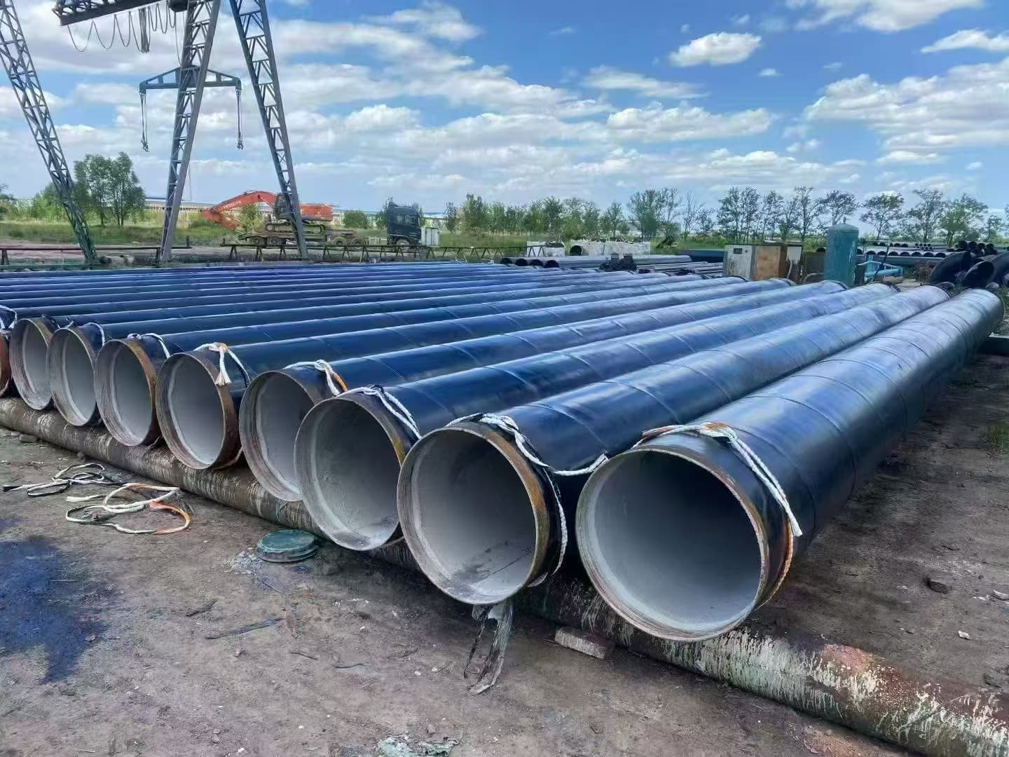 Cement Mortar Lined Spiral Welded Pipe