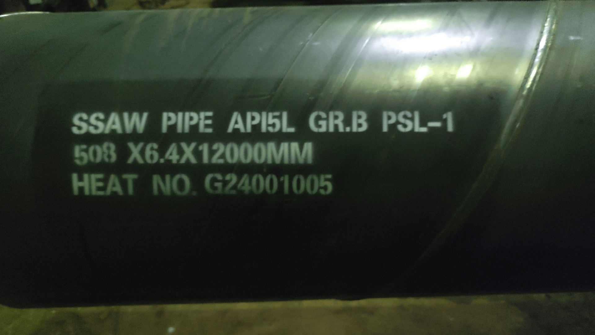 api 5l psl1 spiral weld pipe