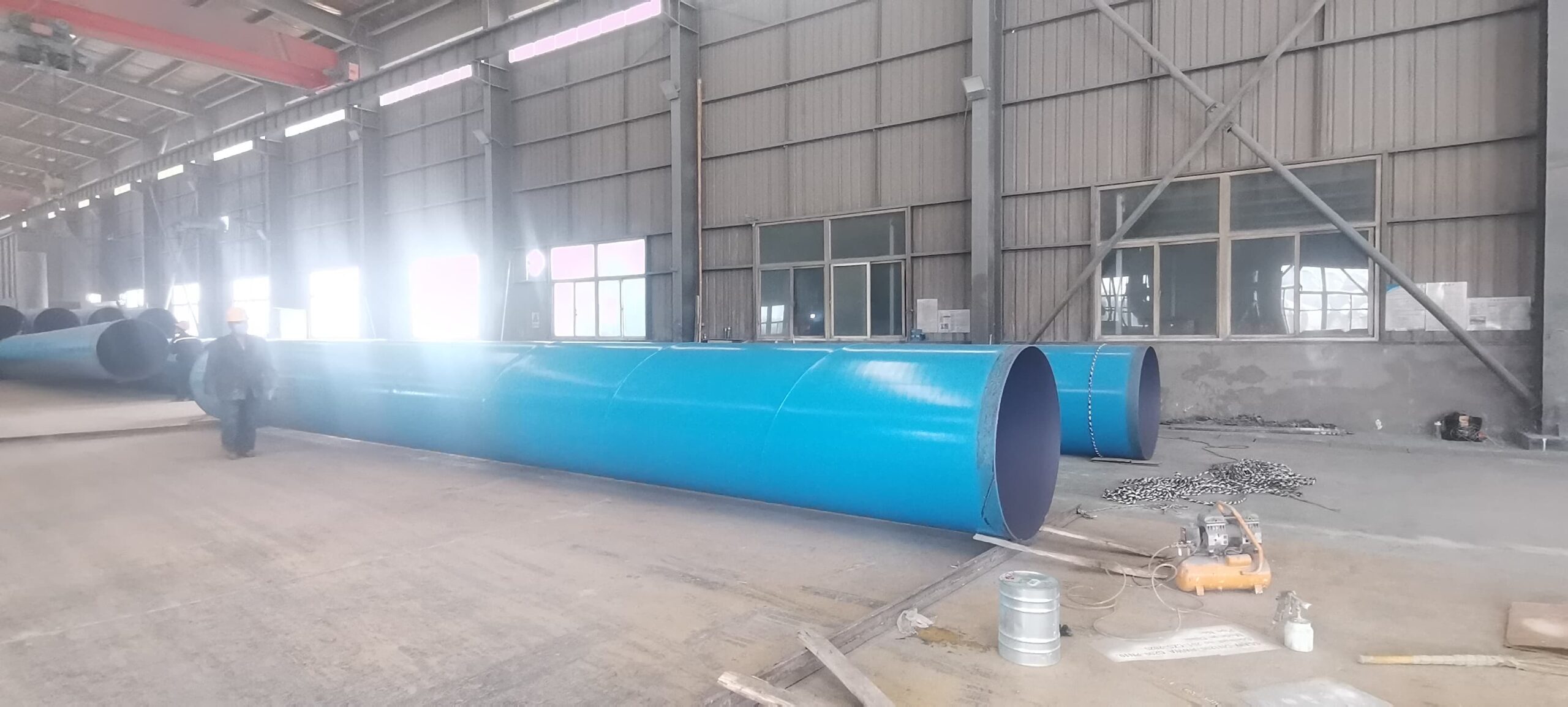 coated spiral pipe